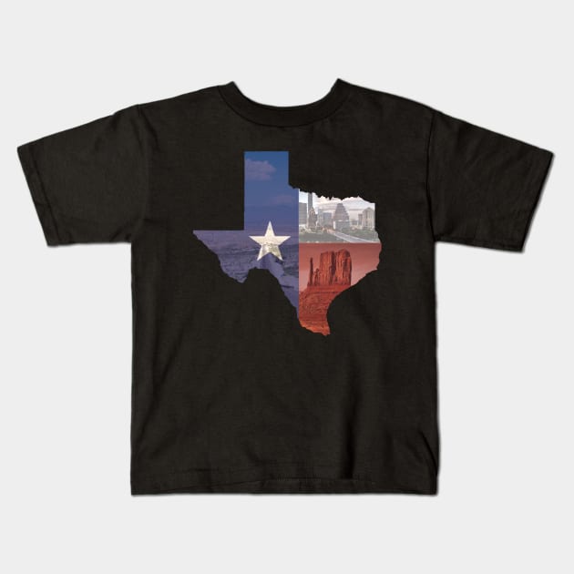 Texas Kids T-Shirt by nuijten